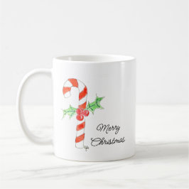 Taza De Café Caramelo con acebo