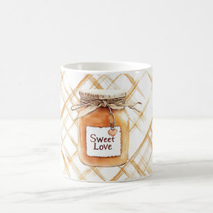 Taza De Café Caramelo de Amor Dulce