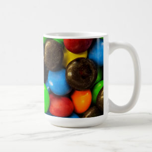 Taza De Café Caramelos coloridos y dulces