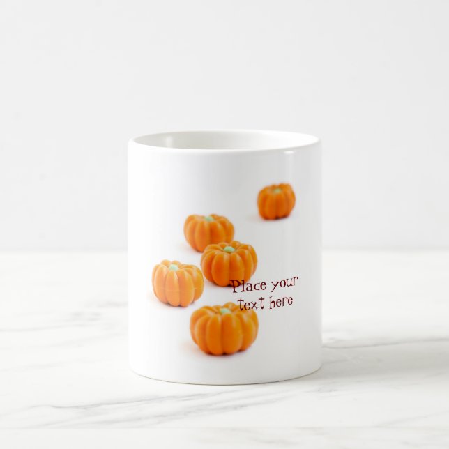 Taza De Café Caramelos de calabaza de Halloween (Centro)