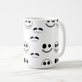 Taza De Café Caras de Halloween
