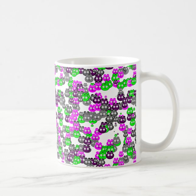 Taza De Café Caras de oso de peluche (Derecha)