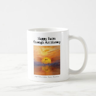 Taza De Café caras felices a través de la historia del arte taz