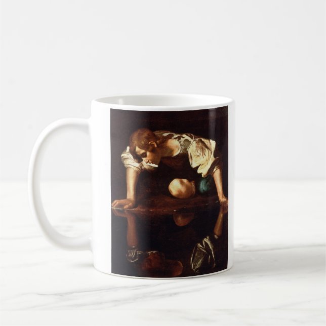 Taza De Café CARAVAGGIO - Narciso 1598 (Izquierda)
