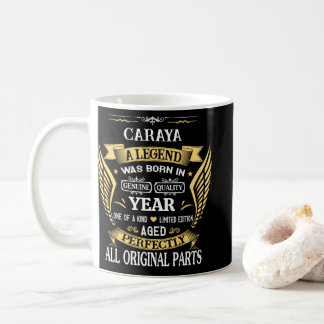 Taza De Café Caraya A Legend Was Born Personalized Birthday