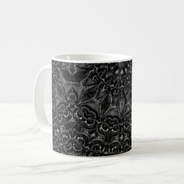 Taza De Café Carbón Mandala Coffee Mug (Anverso izquierdo)