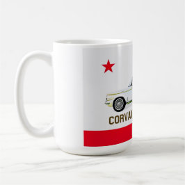 Taza De Café Carcasa convertible Corvair de la bandera de Calif