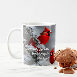 Taza De Café Cardenal Aparece Ángeles Cerca de la Memoria