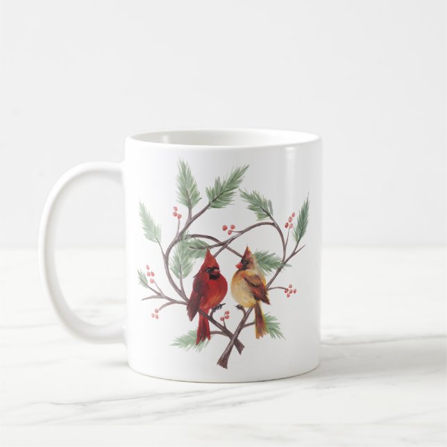 Taza De Café Cardenal Heart (Izquierda)