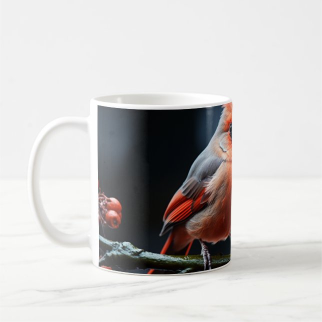 Taza De Café Cardenal rojo (Izquierda)