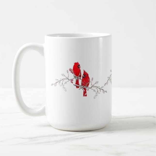Taza De Café Cardenal rojo (Izquierda)