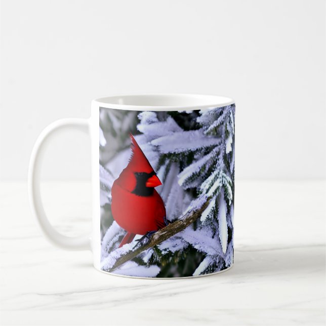 Taza De Café Cardenal rojo invernal (Izquierda)
