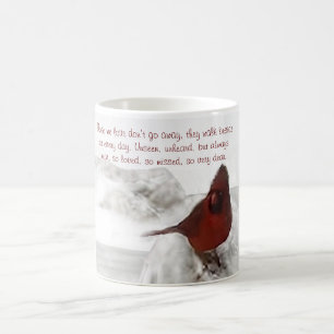 Taza De Café Cardenal rojo "Los que amamos no se van" Mug