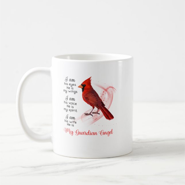 Taza De Café Cardenal rojo Mi ángel de la guarda (Izquierda)
