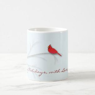 Taza De Café Cardenal Rojo Mug Editable