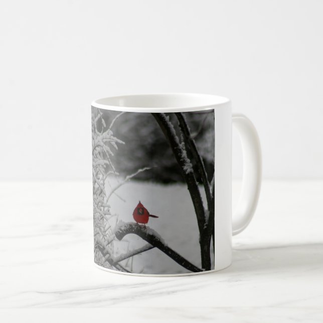 Taza De Café Cardenal Snowy (Anverso derecho)