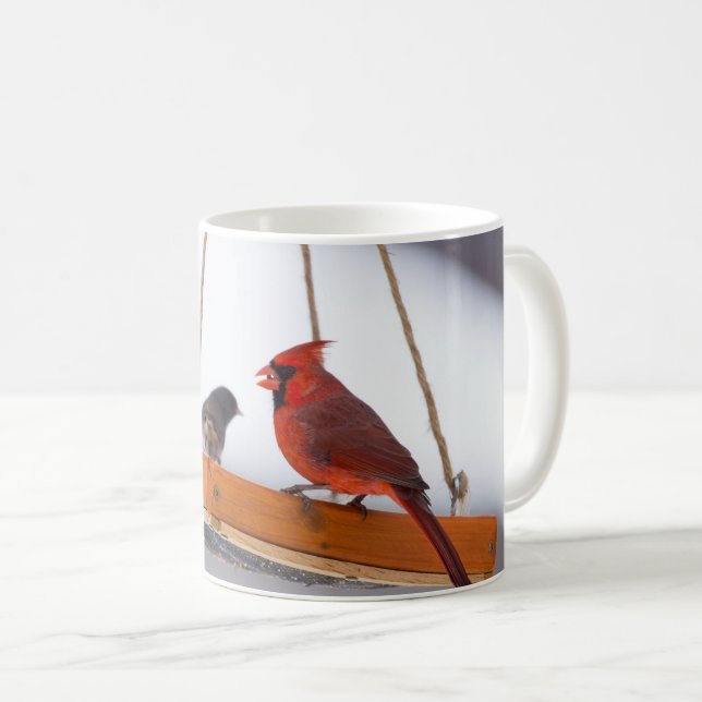 Taza De Café Cardenal y Juncos Coffee mug (Anverso derecho)