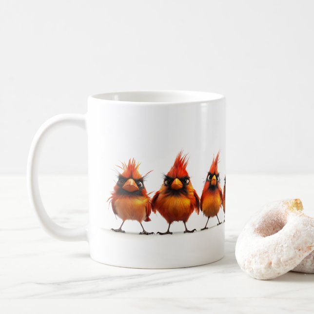 Taza De Café Cardenales (Con donut)