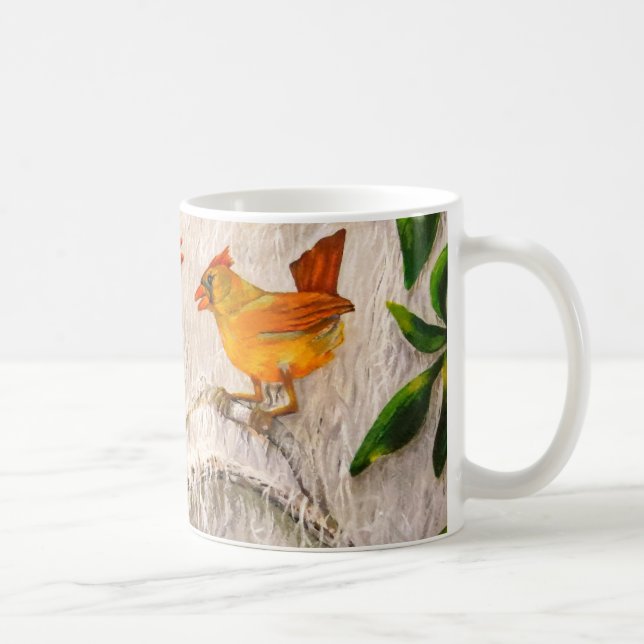 Taza De Café Cardenales - canto del amor (Derecha)