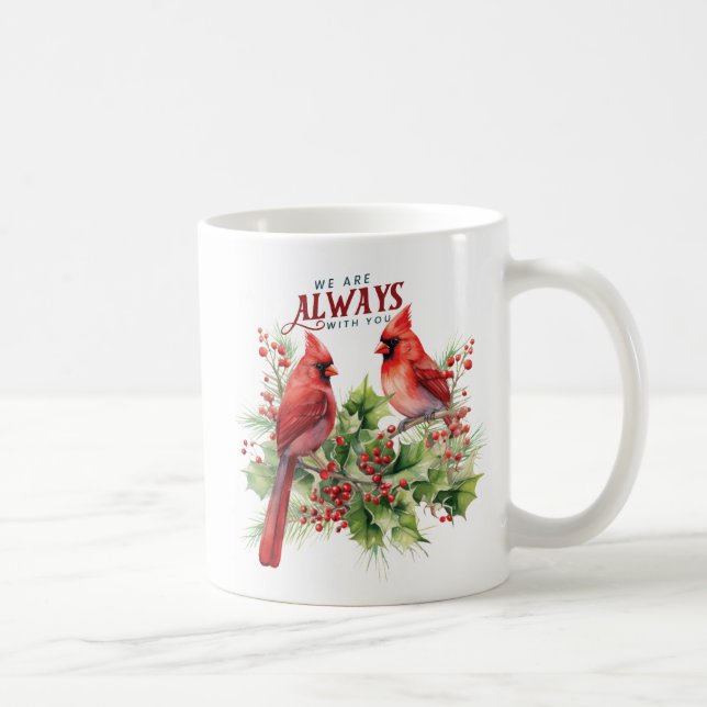 Taza De Café Cardenales hermosos/Siempre Estamos Contigo (Derecha)