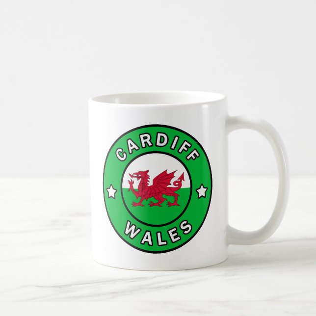 Taza De Café Cardiff Wales (Derecha)
