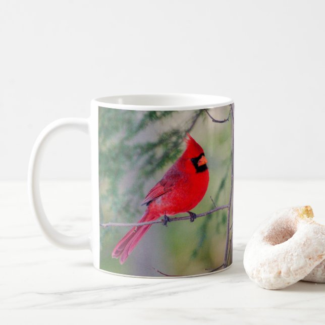 Taza De Café Cardinal Cheer Coffee Mug (Con donut)
