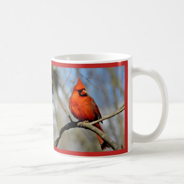 Taza De Café Cardinal Red Mug (Derecha)