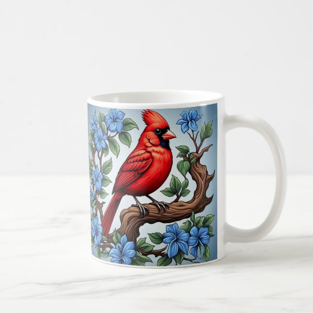 TAZA DE CAFÉ " CARDINAL ROJO " (Derecha)