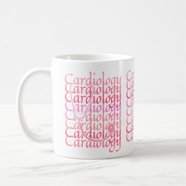 Taza De Café Cardiología Cardiólogo Cirujano cardiaco (Izquierda)