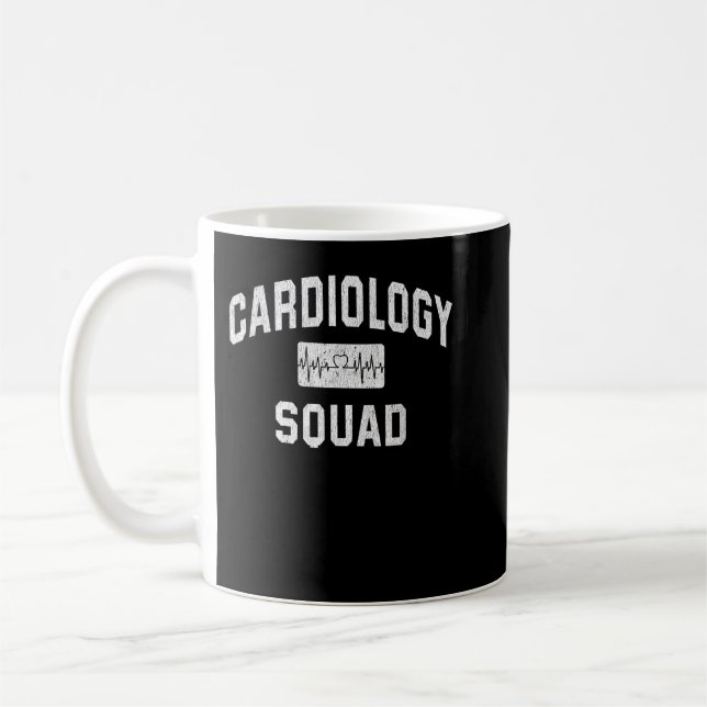 Taza De Café Cardiología Escuadrón Cardiólogo Enfermera Médica  (Izquierda)