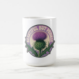 Taza De Café Cardo Antiguo Hermoso Pero Espinoso