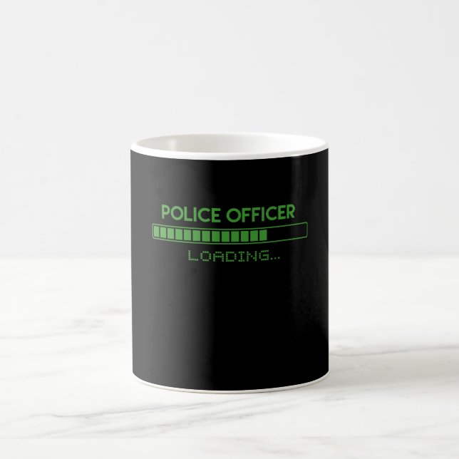 Taza De Café Carga de agentes de policía (Centro)