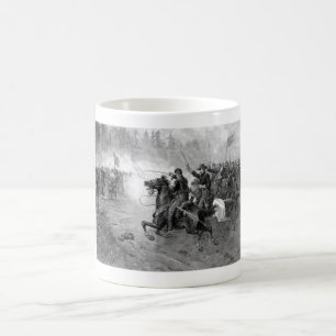 Taza De Café Carga de caballería de la unión -- Guerra civil