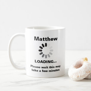 Taza De Café Carga de Café con Amante ...Personalizada