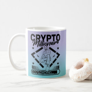 TAZA DE CAFÉ CARGA DE CRIPTO MILLONARIO - CRIPTOCURRENCIA DIVER