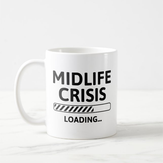 Taza De Café Carga de crisis de vida media (Izquierda)