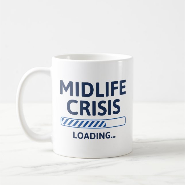 Taza De Café Carga de crisis de vida media (Izquierda)
