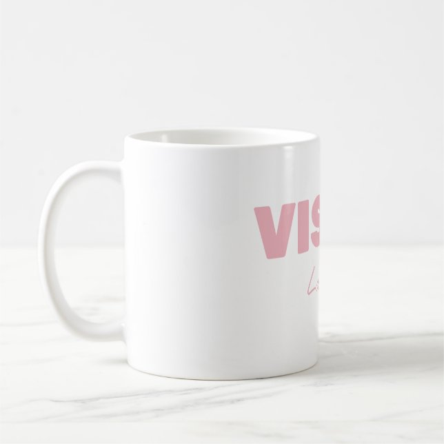 Taza De Café Carga de la visión - Progreso futurista motivacion (Izquierda)