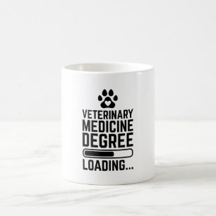 Taza De Café Carga de título de medicina veterinaria