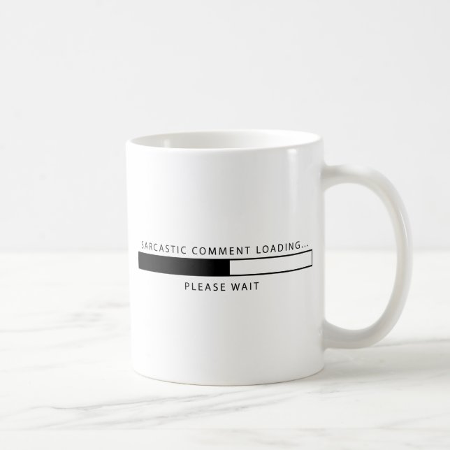 Taza De Café Cargamento sarcástico del comentario (Derecha)