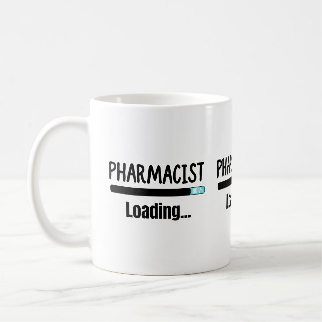 Taza De Café Cargando camiseta de un farmacéutico (Izquierda)