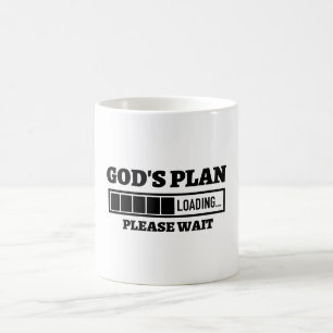 Taza De Café Cargando el plan de Dios, por favor espere a Mug