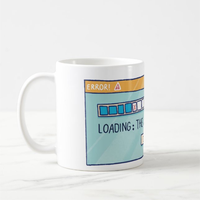 Taza De Café Cargando: La Voluntad de Dejar de Leer (Izquierda)