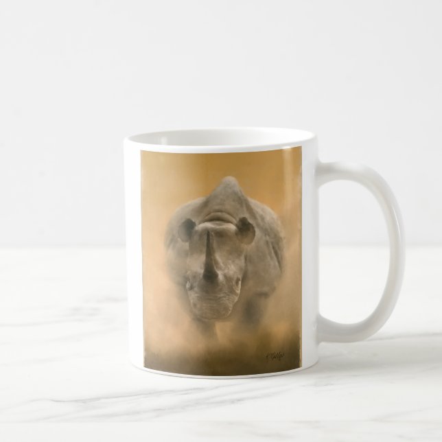 Taza De Café Cargando rinoceronte - Pasteles (Derecha)