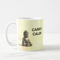 Cargar calma Zen Buddha Cita Mug