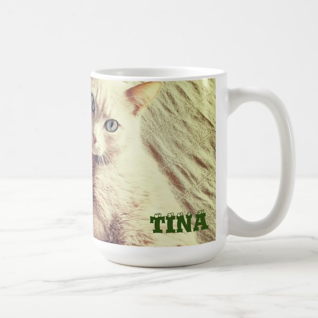 Taza De Café Cargar la foto del Mascota (Derecha)