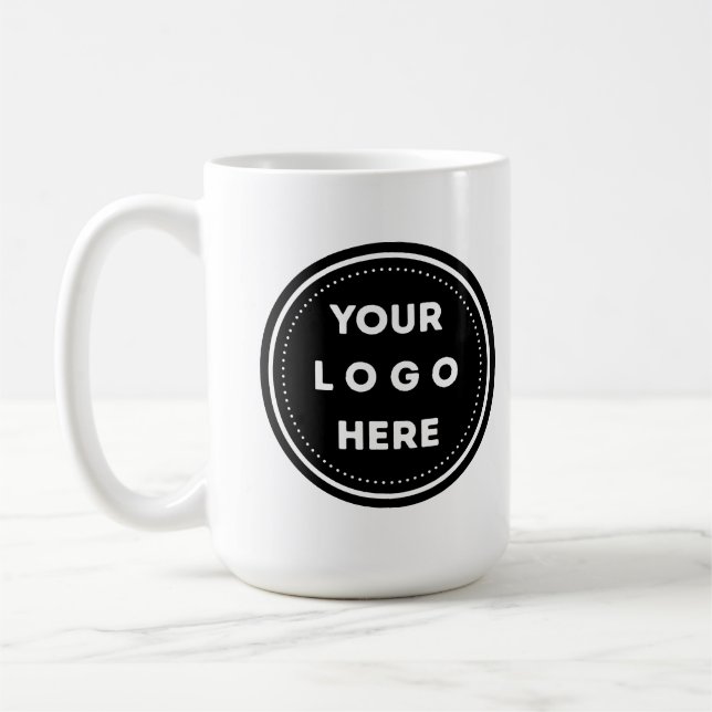 Taza De Café Cargar tu logotipo (Izquierda)