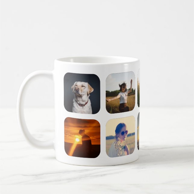 Taza De Café Cargar tu tazón de café fotográfico (Izquierda)
