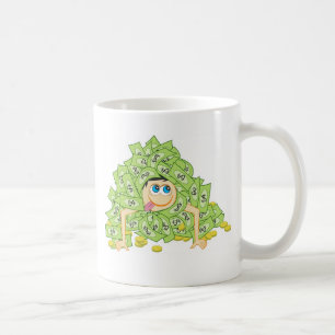 Taza De Café Cargas del dinero