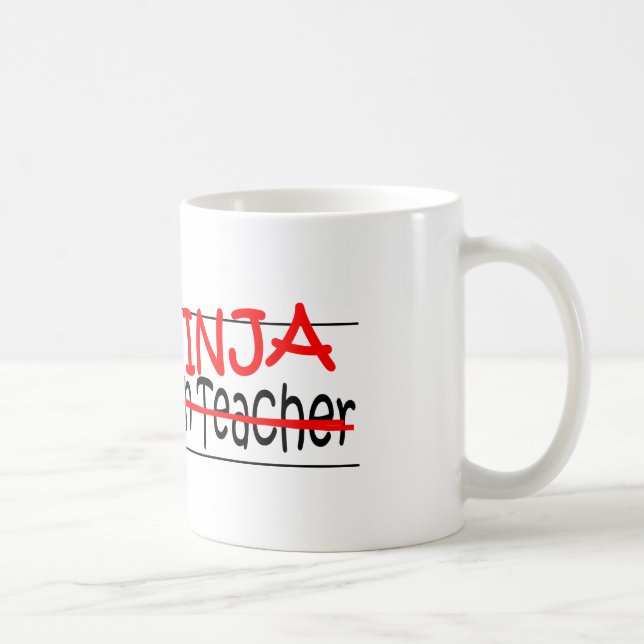 Taza De Café Cargo Ninja - guardería Tchr (Derecha)